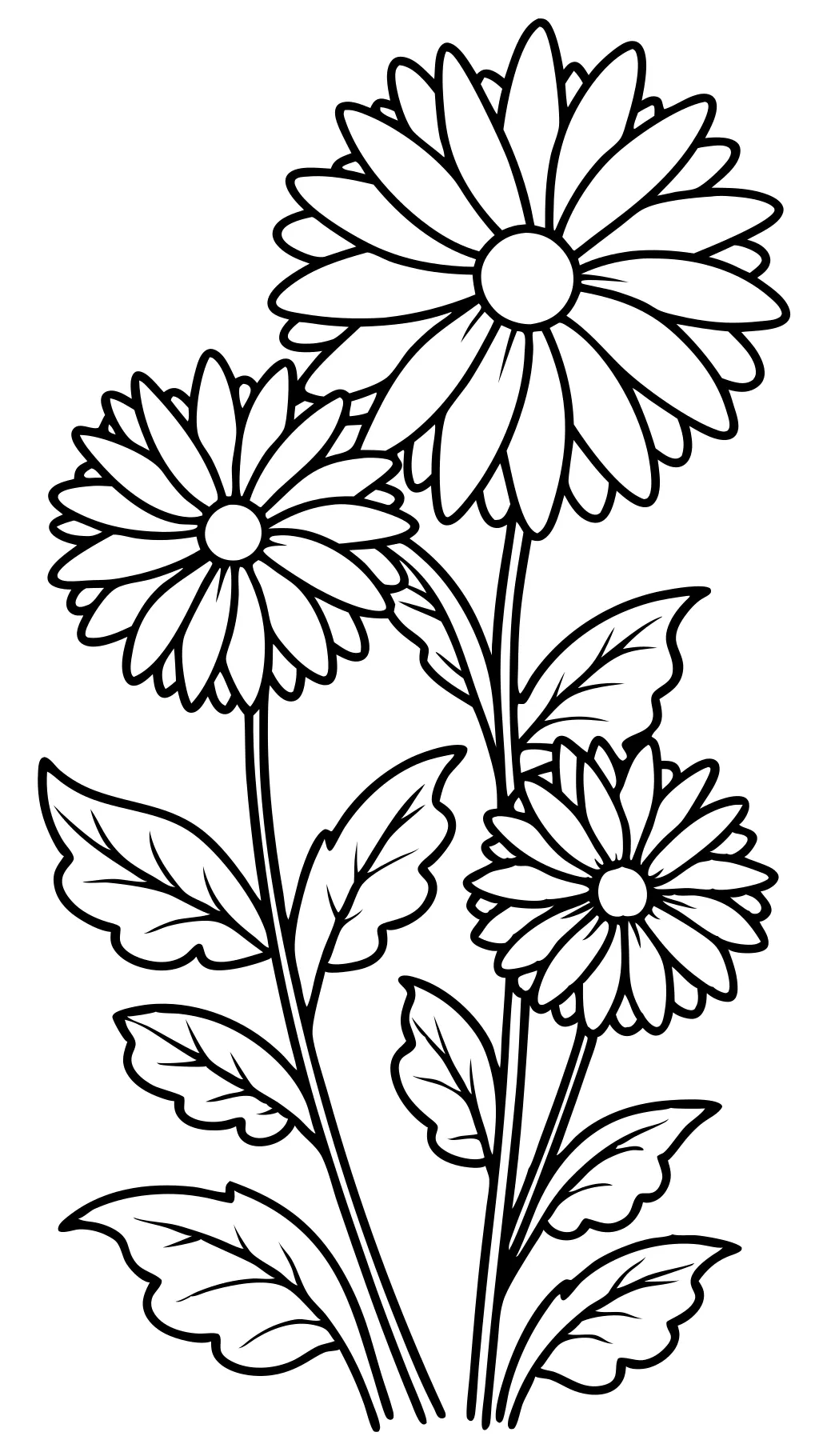 daisies coloring pages